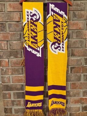 Los Angeles Lakers Purple & Gold Fan Scarf